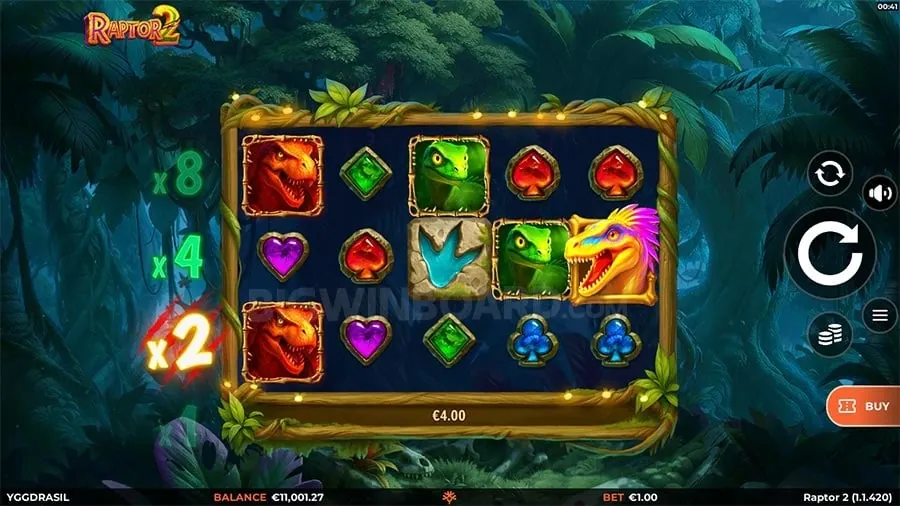 Online casino player celebrating a win